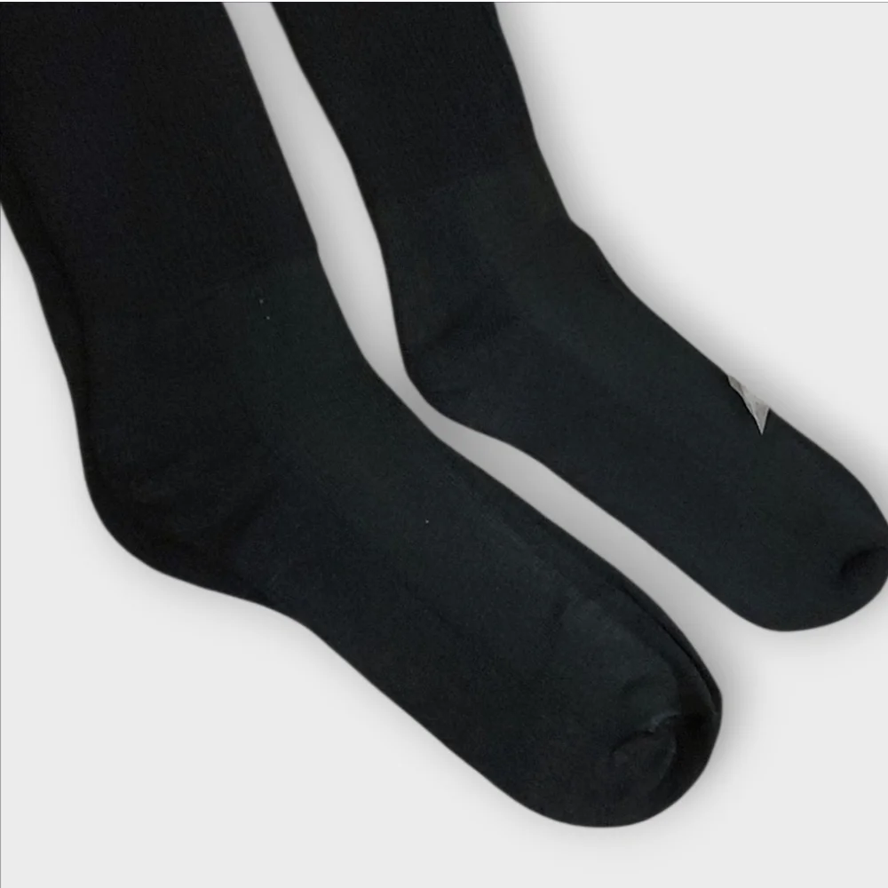 NWT Haband 4 Pair Bundle Black Men's Socks ~sz Large